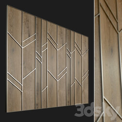 Wall panel made of wood. Decorative wall. 57 