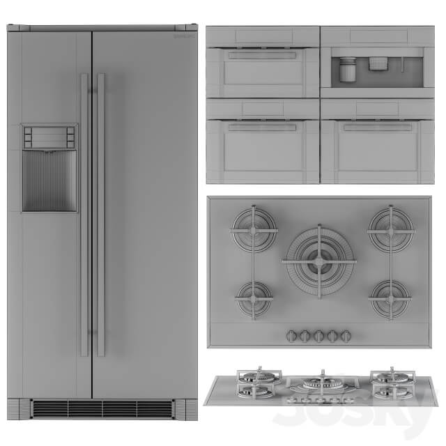 Kitchen Appliance Kit Black