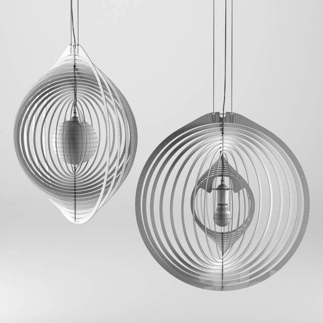 Deltalight Soiree RC 56 Pendant light 3D Models