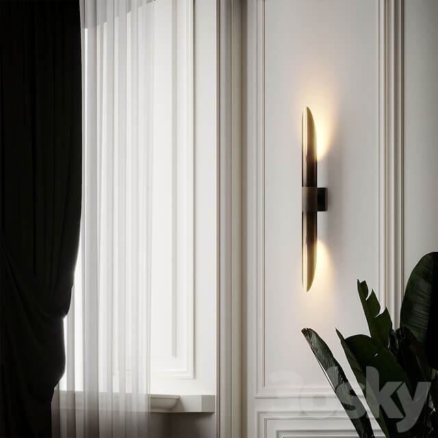 VOYAGER 33 inch Wall SCONCE by Allied Maker 3D Models