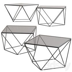 NV Gallery Heroine Glass Coffee Table 
