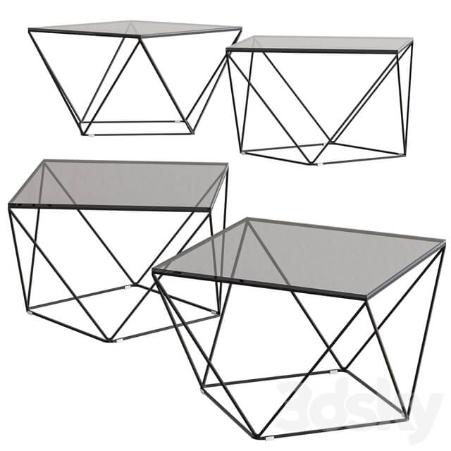 NV Gallery Heroine Glass Coffee Table