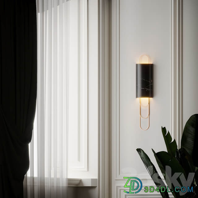 Niagara Wall Sconce by Ginger and Jagger 3D Models