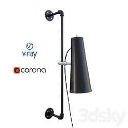 Norton NOR375 GTSN model of wall lamp from the company House of Troy USA. 