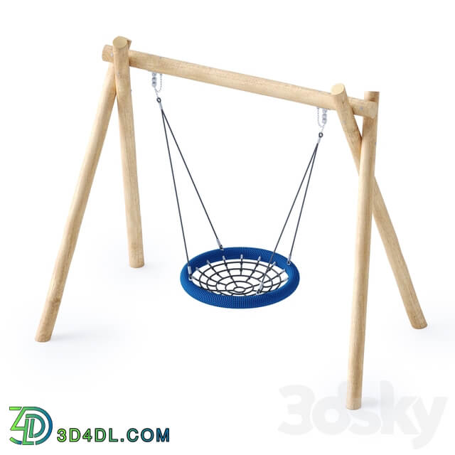 Swing Nest Kompan Robinia 3D Models