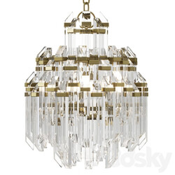 Visual comfort adele waterfall Pendant light 3D Models 