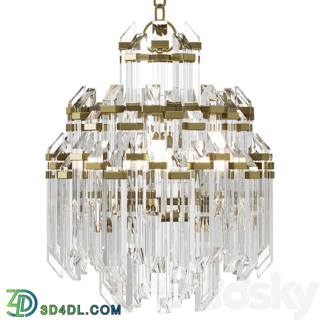 Visual comfort adele waterfall Pendant light 3D Models