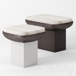 OLYMPIA coffee table by Stephane Parmentier x Giobagnara 