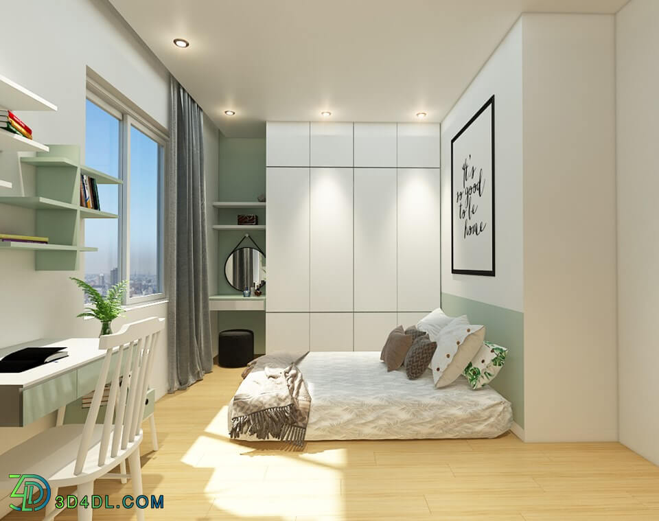 3D Interior Apartment 39 Scene File 3dsmax By NhocNho 