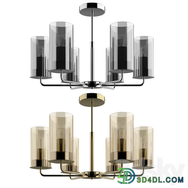 Ceiling Chandelier Vele Luce Licia VL1923L06 and VL1924L06 Pendant light 3D Models