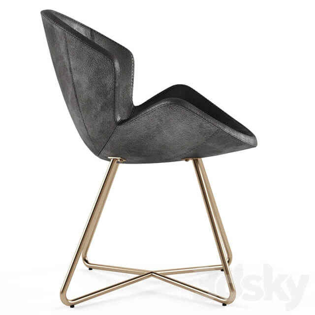 VICTORIA Leather chair