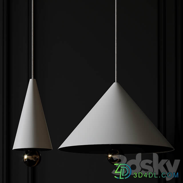 Cherry pendant By Petite Friture Pendant light 3D Models