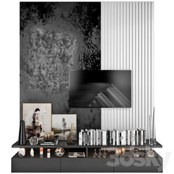 TV Wall set 37 3D Models 