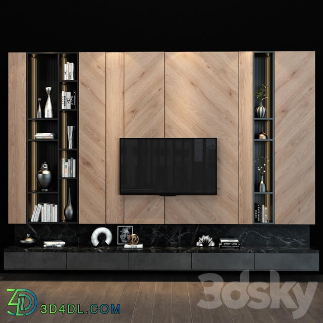 TV shelf 087 3D Models
