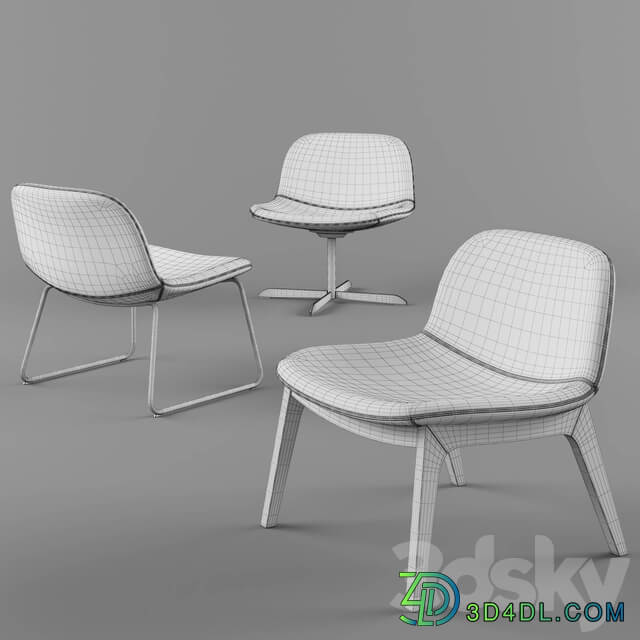 Calligaris college lounge chair
