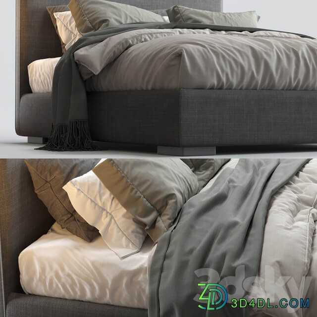 Bed Meridiani Bed BARDO DUE