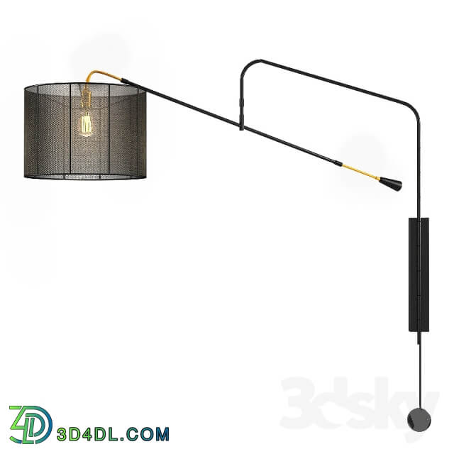 Hampton Lighting BOOM ARM SCONCE