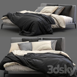 Bed Poliform Bed Park Uno 