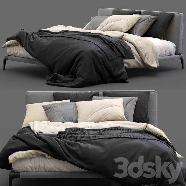 Bed Poliform Bed Park Uno