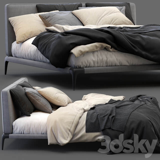 Bed Poliform Bed Park Uno