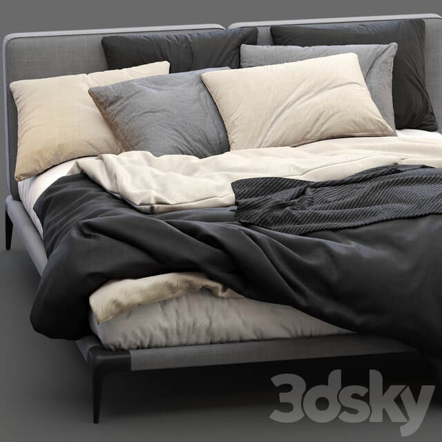Bed Poliform Bed Park Uno