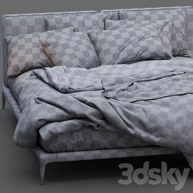 Bed Poliform Bed Park Uno