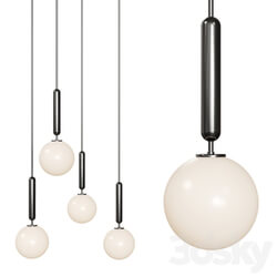 MIIRA 1 OPAL by NUURA Sofie Refer Black Pendant light 3D Models 