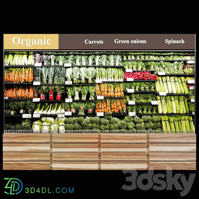 Vegetables fridge