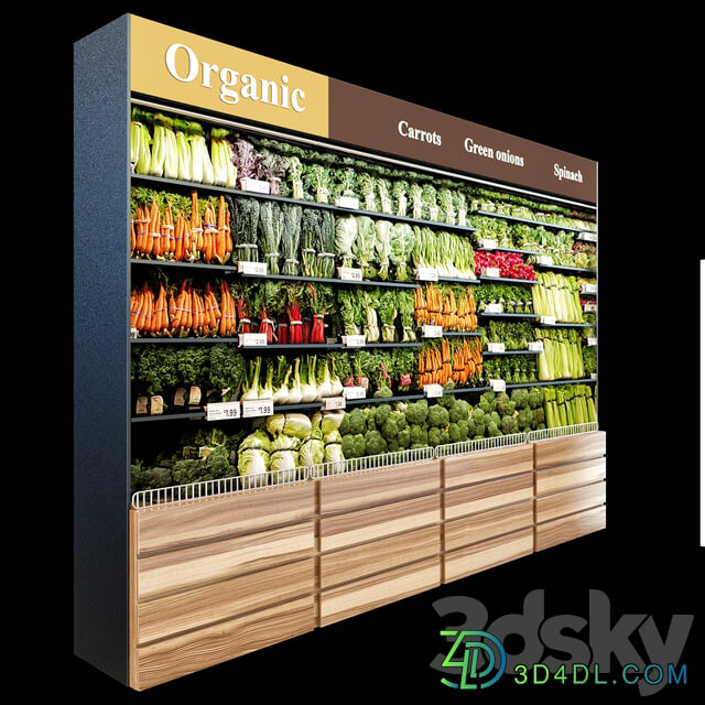 Vegetables fridge