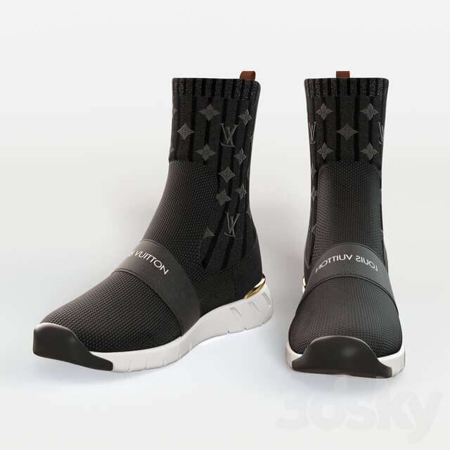 louis vuitton AFTERGAME SNEAKER BOOT Footwear 3D Models
