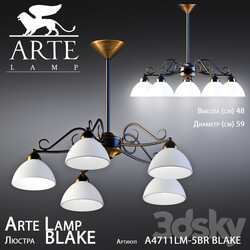 ARTE Lamp A4711LM 5BR BLAKE Pendant light 3D Models 