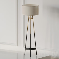 Brace Ombre Floor Lamp Cb2 Exclusive 