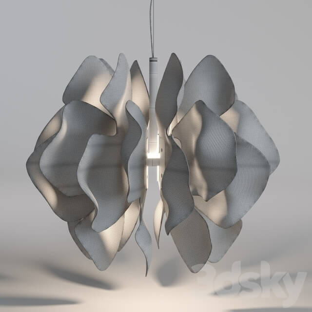 Lladró nightbloom lamp Pendant light 3D Models