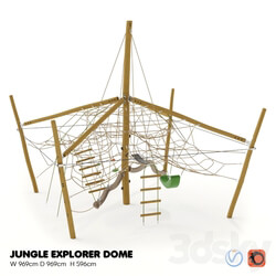 KOMPAN. JUNGLE EXPLORER DOME 3D Models 