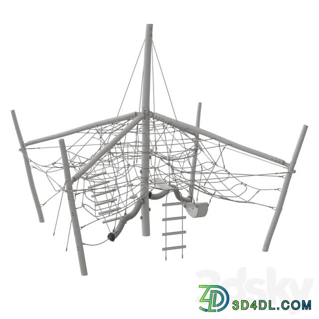 KOMPAN. JUNGLE EXPLORER DOME 3D Models