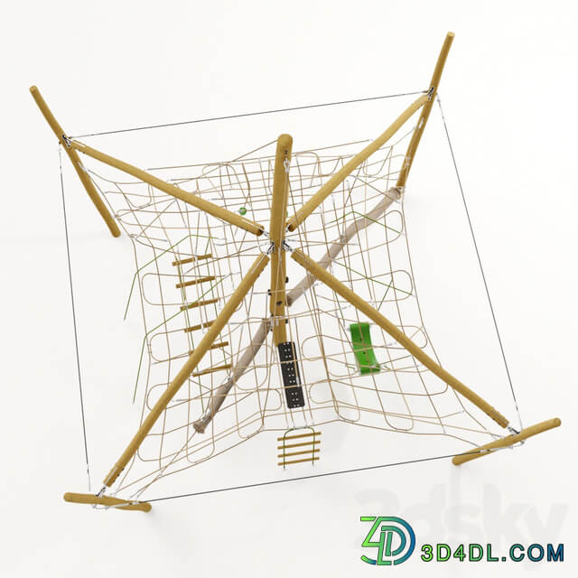 KOMPAN. JUNGLE EXPLORER DOME 3D Models