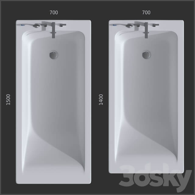 Roca Easy bathtub Article 248178000