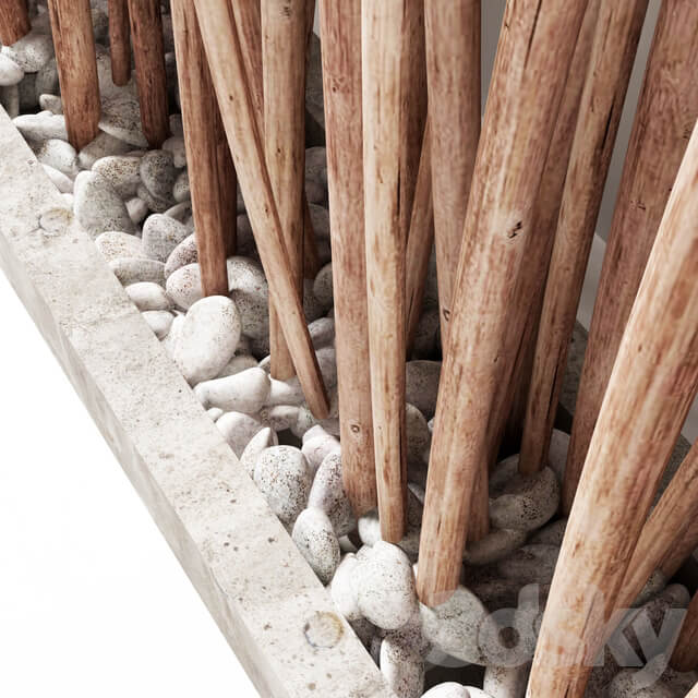 Thin branch planter
