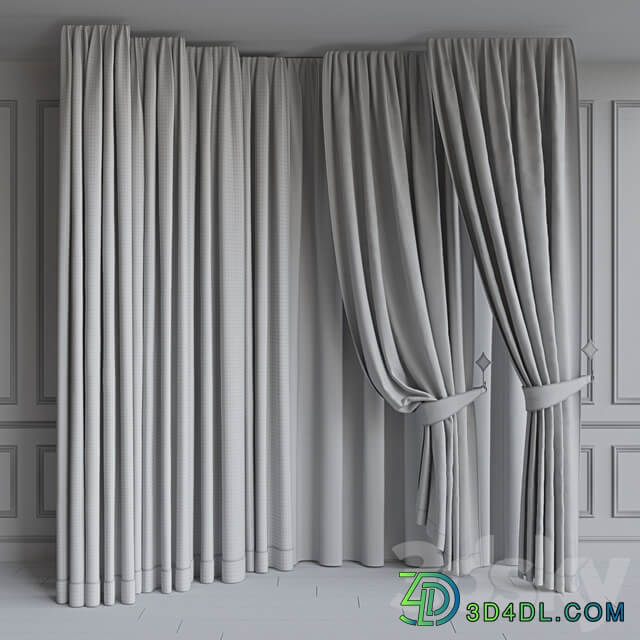 A set of curtains from velvet 36. Gray range