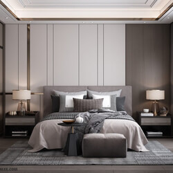 3D Interior Scenes File 3dsmax Model Bedroom 385 By Huy Hieu Lee 