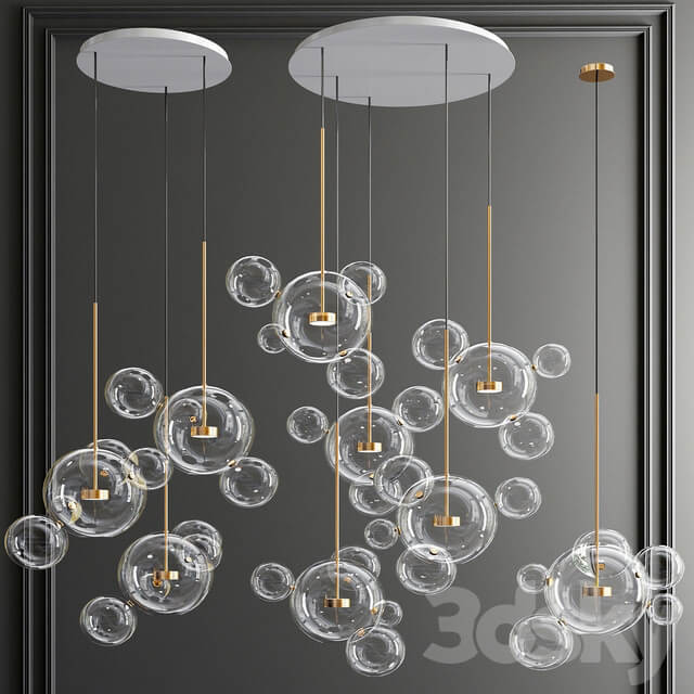 Giopato Coombes Bolle Collection Pendant light 3D Models