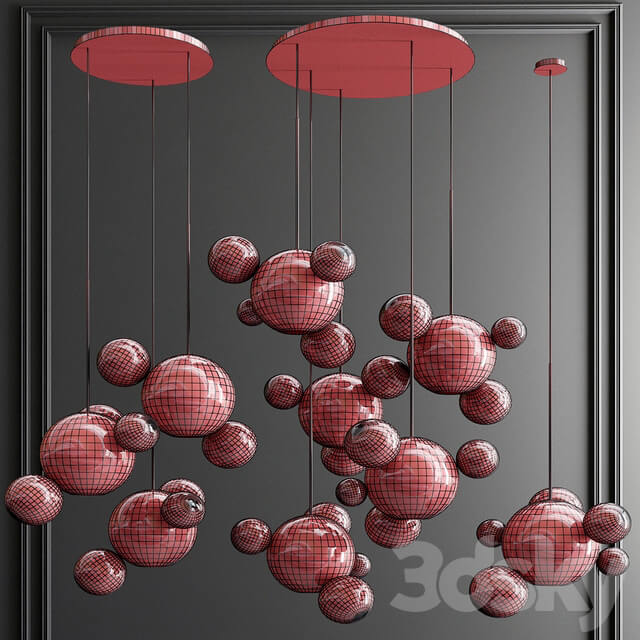 Giopato Coombes Bolle Collection Pendant light 3D Models