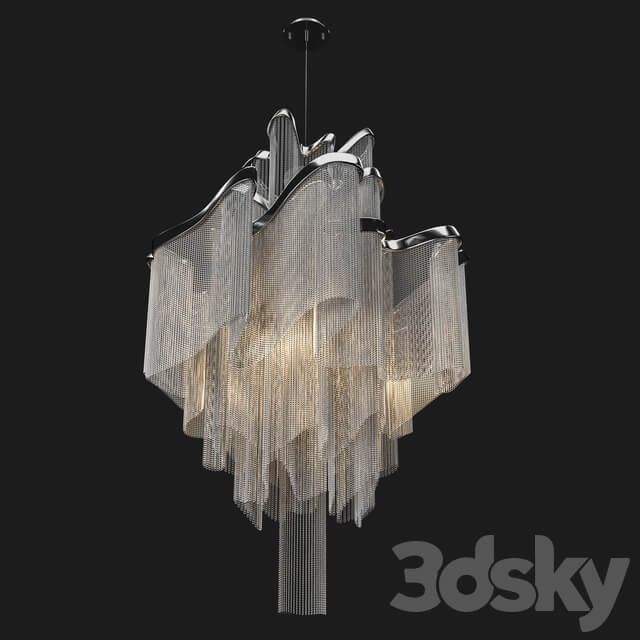 Favorite 1156 8P Multivello Pendant light 3D Models