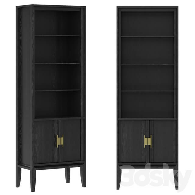 Dantone Home City narrow showcase with 2 facades Wardrobe Display cabinets 3D Models