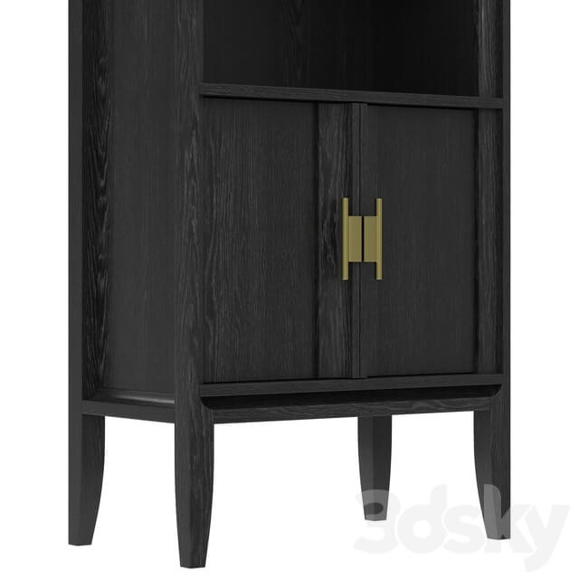 Dantone Home City narrow showcase with 2 facades Wardrobe Display cabinets 3D Models