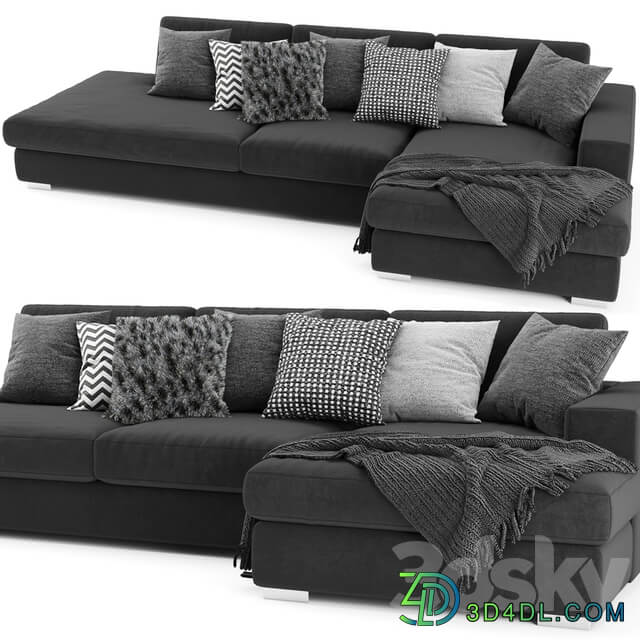 BoConcept Cenova Chaise Longue Sofa 2