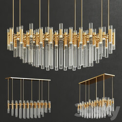 Waterfall Luxxu Chandelier Pendant light 3D Models 