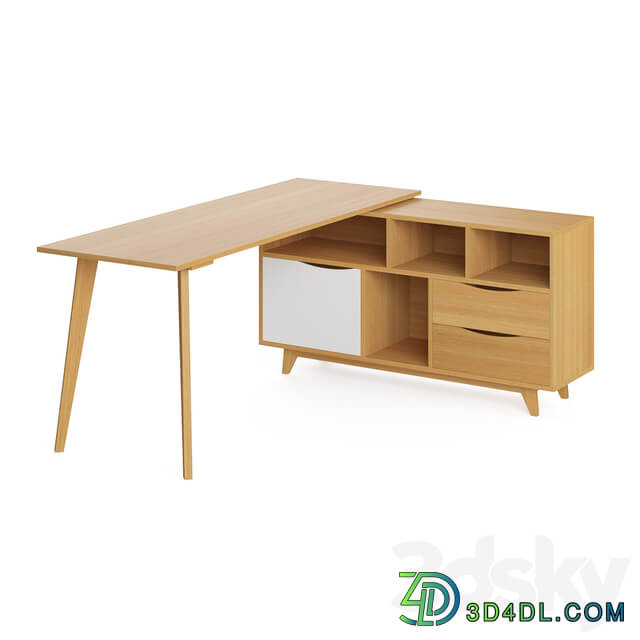 BOCA office chair with POPPINS table