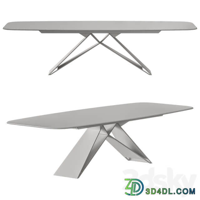 Cattelan Italia Premier Crystalart Dining Table
