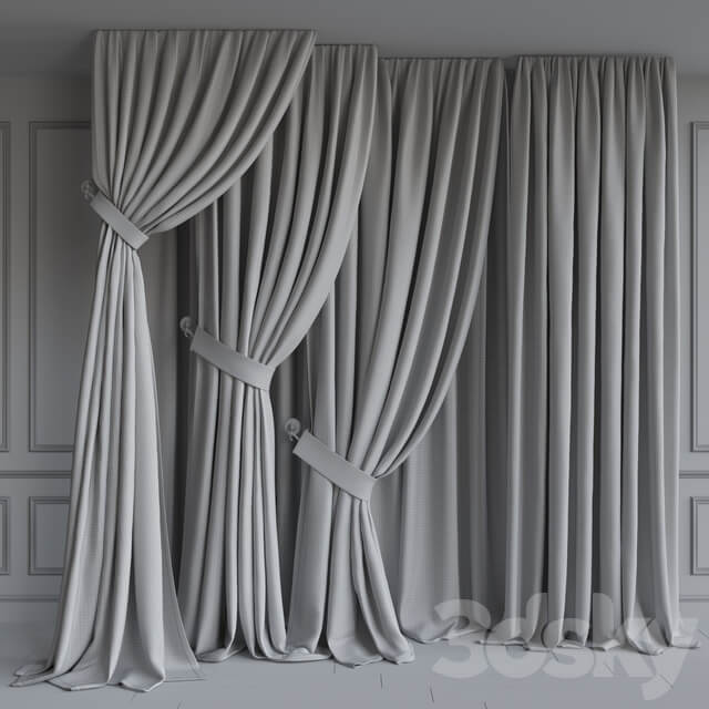 Set of portieres 39. Beige gamma